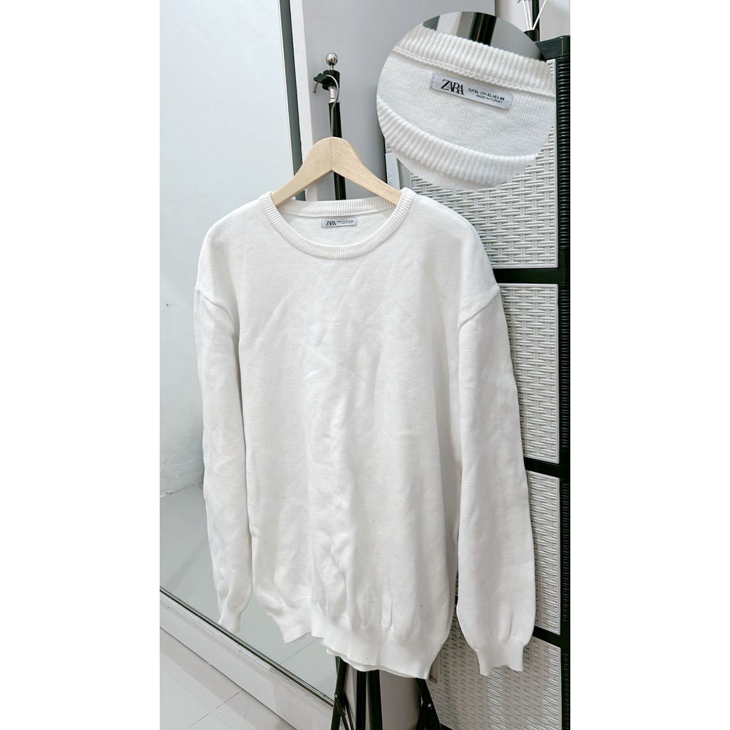 sweater knit zara preloved
