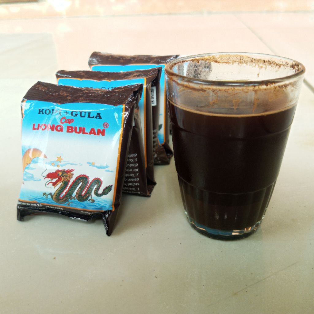 

Kopi liong plus gula /sachet