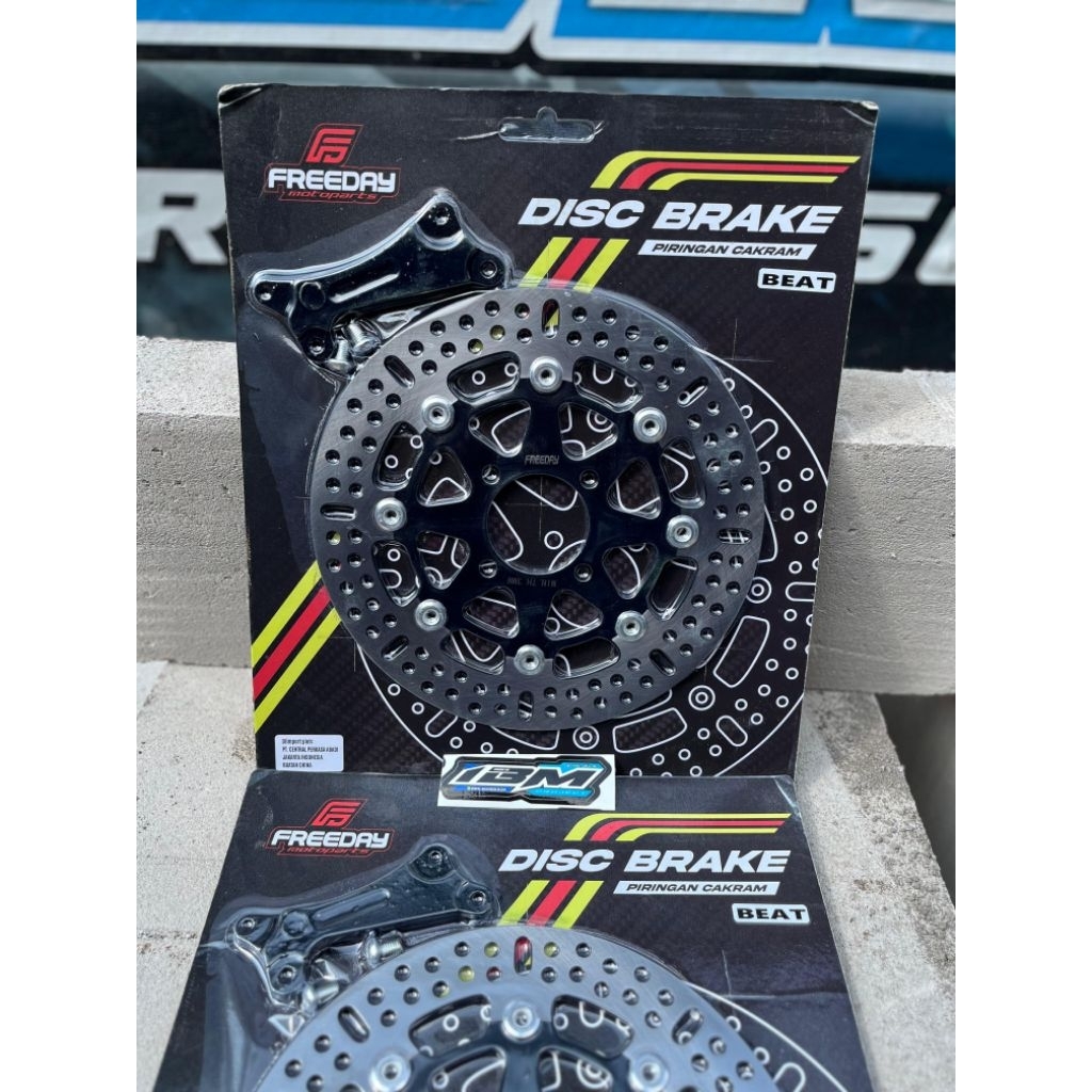 PIRINGAN CAKRAM DEPAN BEAT 260MM SET BREKET,CAKRAM DEPAN BEAT VARIO GENIO SCOOPY 300MM SET BRACKET