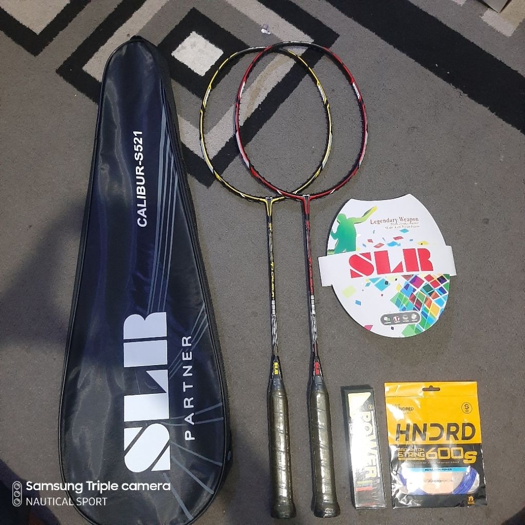 Raket Badminton SLR  Ti CALIBUR JAPANESES 32lbs Original