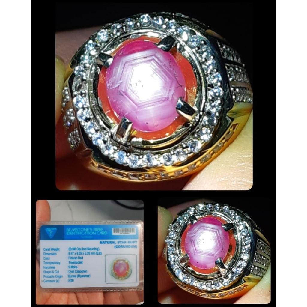 RUBY ASLI PATKWA BURMA WINDUSARA HQ + memo lab
