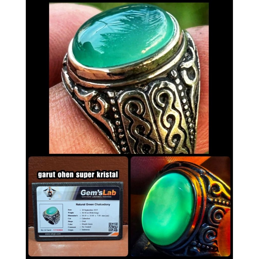 natural batu ijo garut asli ohen indonesia