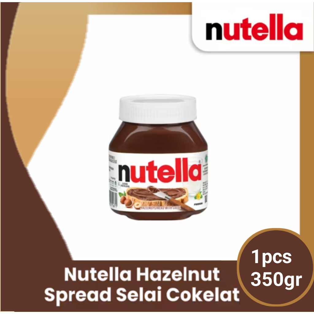 

Nutella Hazelnut Spread Selai Cokelat 350gr
