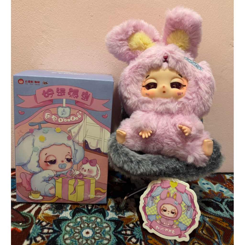 Sleepy Baby DouDou - Warna Pink Kelinci