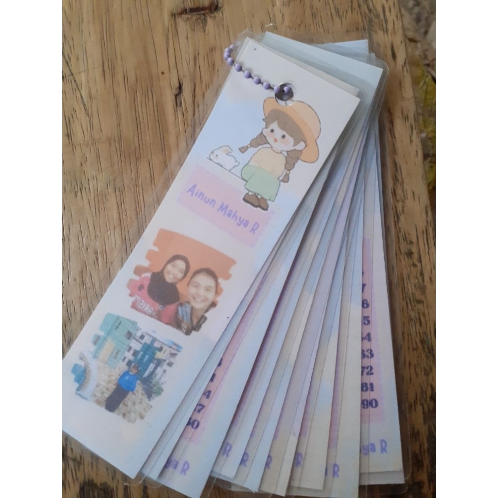 flascard perkalian laminating / kartu perkalian laminasi /belajar perkalian