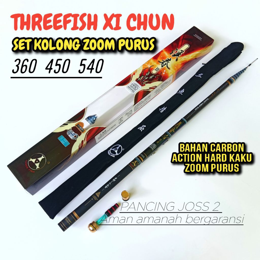Tegek kolong Threefish Xi Chun 450 sudah seting zoom Purus