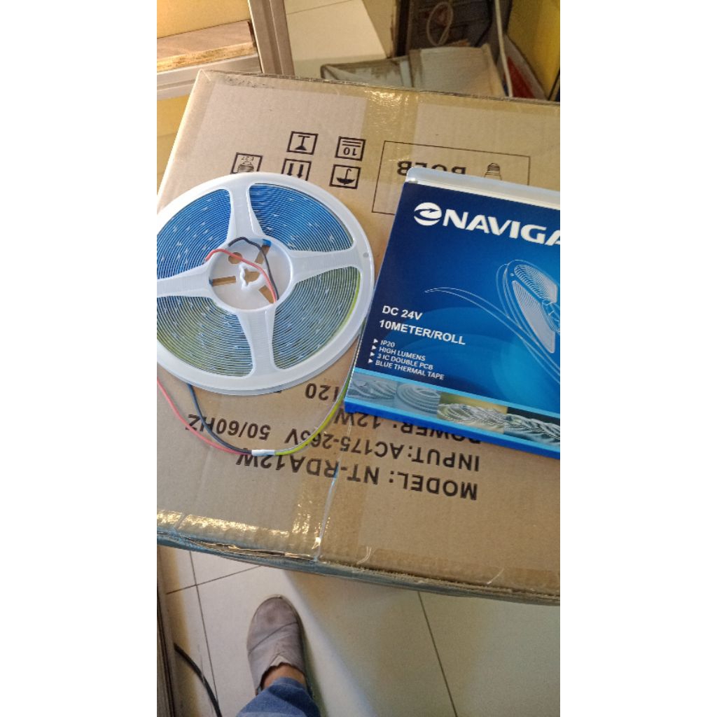 LED strip 24volt 10meter sinar putih