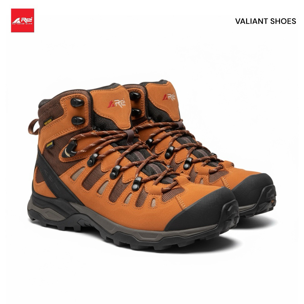 Arei valiant shoes brown UK40 - sepatu gunung arei valiant shoes