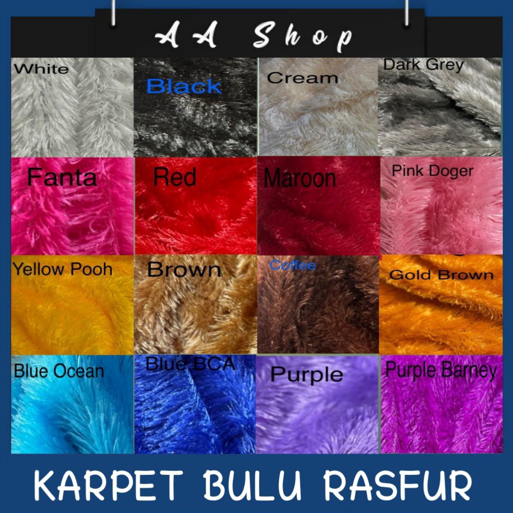 KARPET RASFUR Uk 100 x 150 cm | PEKANBARU (PKU)