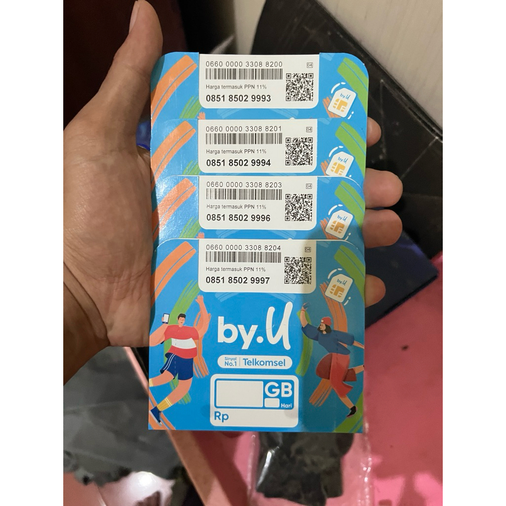 kartu perdana by U nomer cantik 3gb