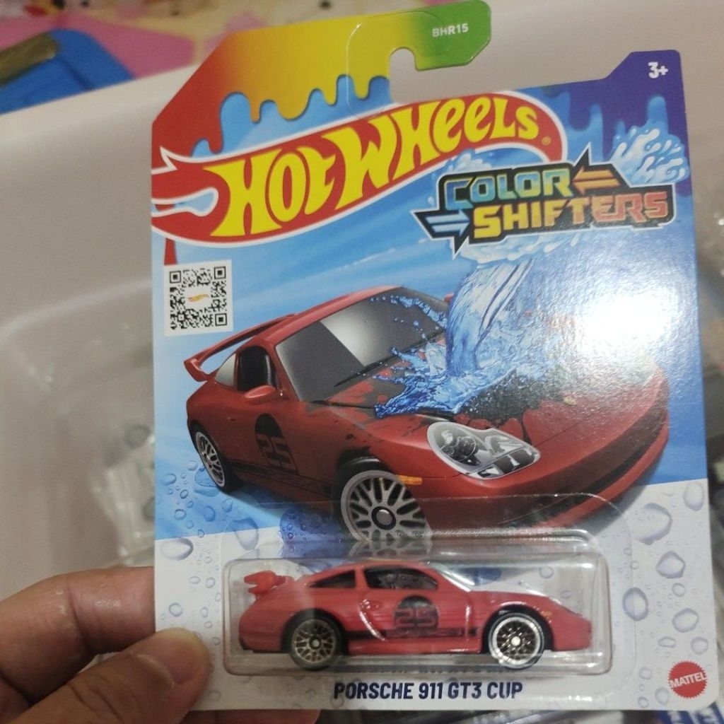 HOTWHEELS COLOR SHIFTERS PORSCHE 911 GT3 CUP