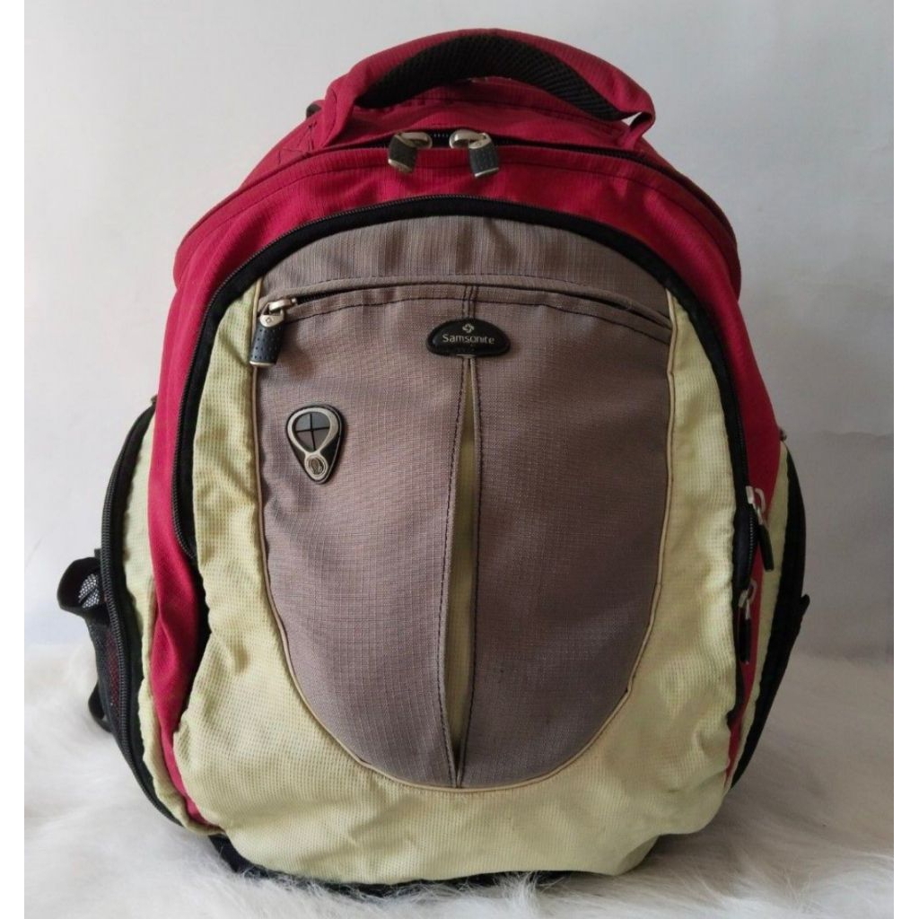 Preloved Tas ransel Pria Samsonite, tinggi 45cm, panjang 35cm, lebar 19cm