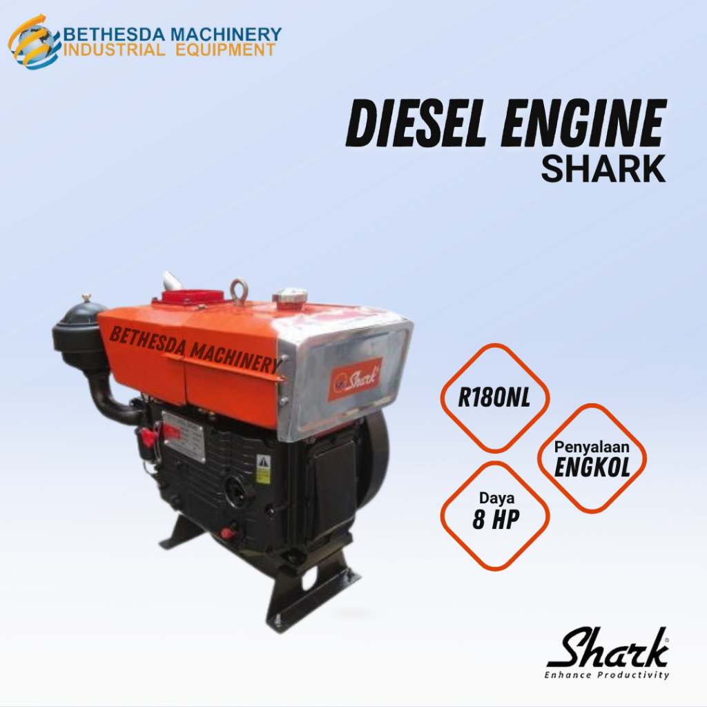 Diesel Penggerak 8 HP R 180 NL Shark engine penggerak solar