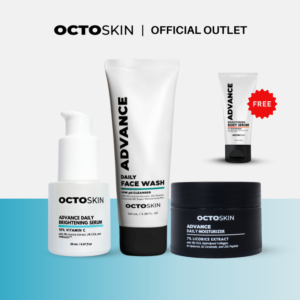 OCTOSKIN Super Bundling Advance Daily ( Free Advance Brightening Body Serum )