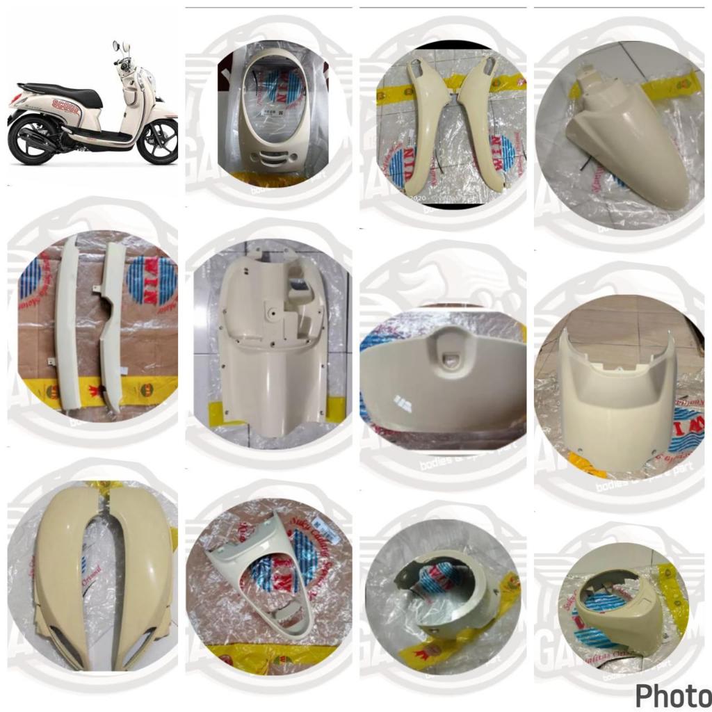 WIN ORIGINAL Jual Satuan / Jual Eceran Cover Full Body Bodi Halus Honda Scoopy fi esp k16 2013 2014 