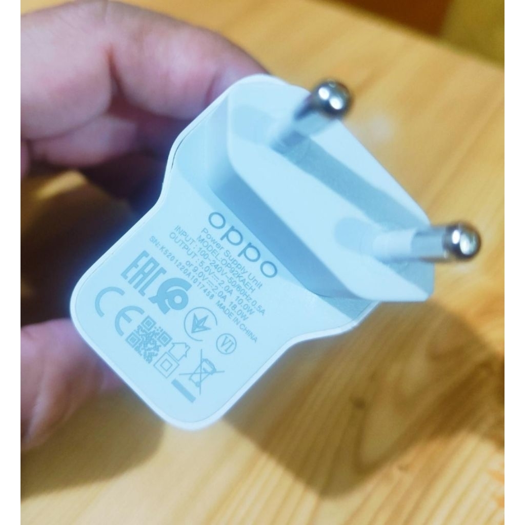 Adapter Charger OPO A52/A92 2020 18W Fast Charging