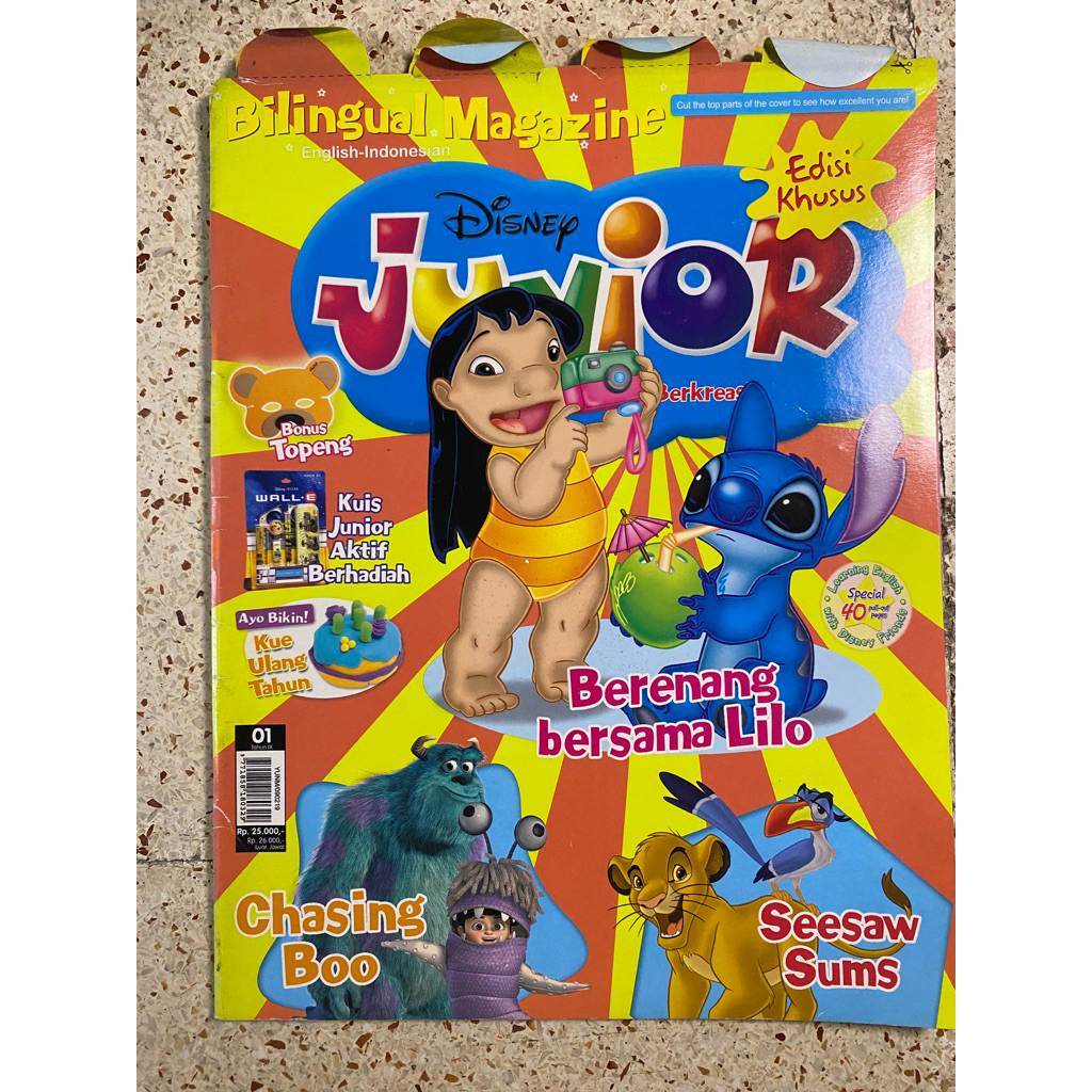 MAJALAH DISNEY JUNIOR