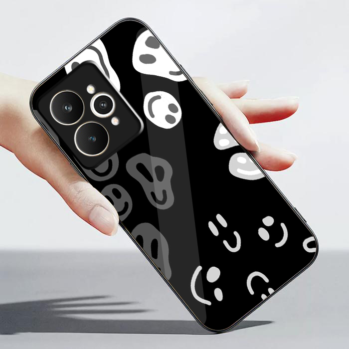 Case Glass Akrilik For Realme15 5G - case hp - case akrilik Realme15 5G - Casing Handphone Realme15 