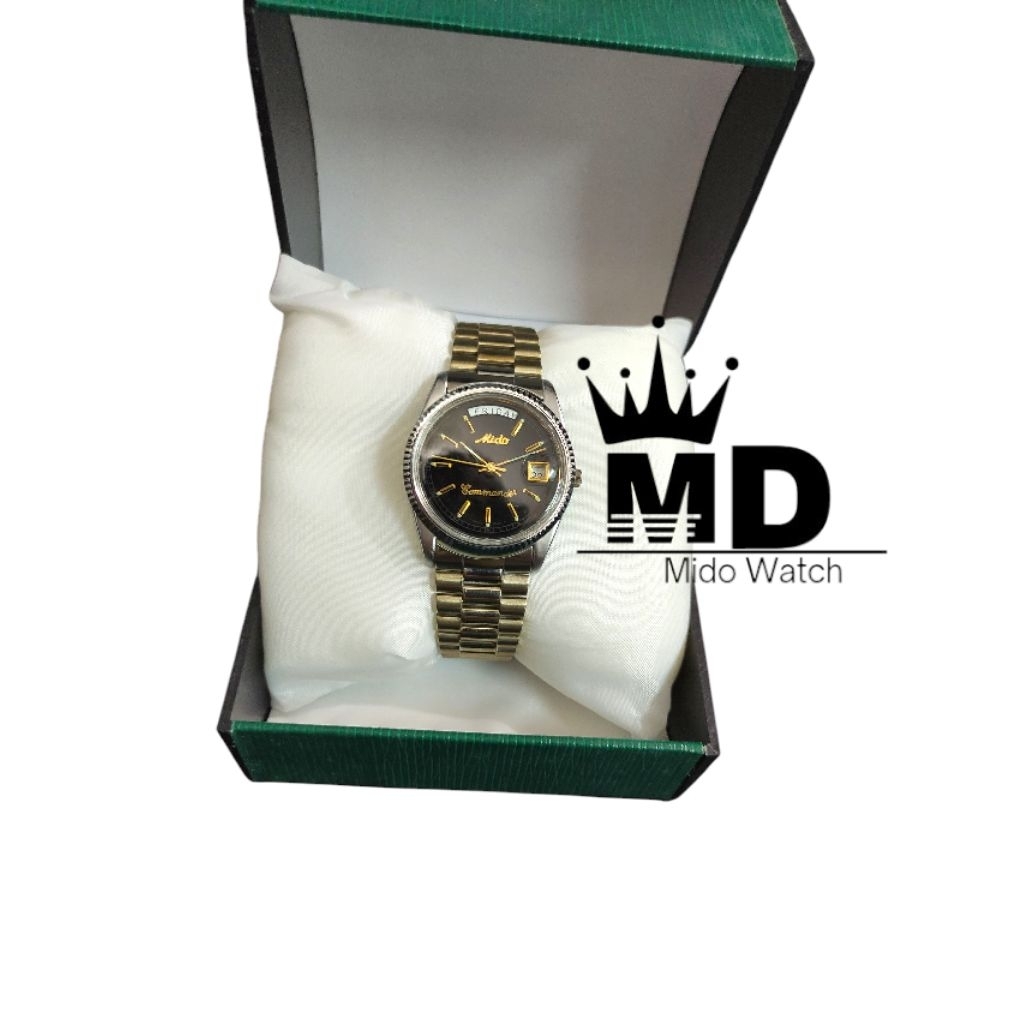 Jam tangan mido commander otomatis stanlis stell