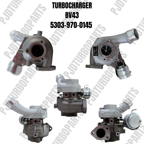 TURBOCHARGER TURBO ASSY BV43 HYUNDAI H1 PN 5303-970-0145 / 5303-970-0127 WATERCOOLED