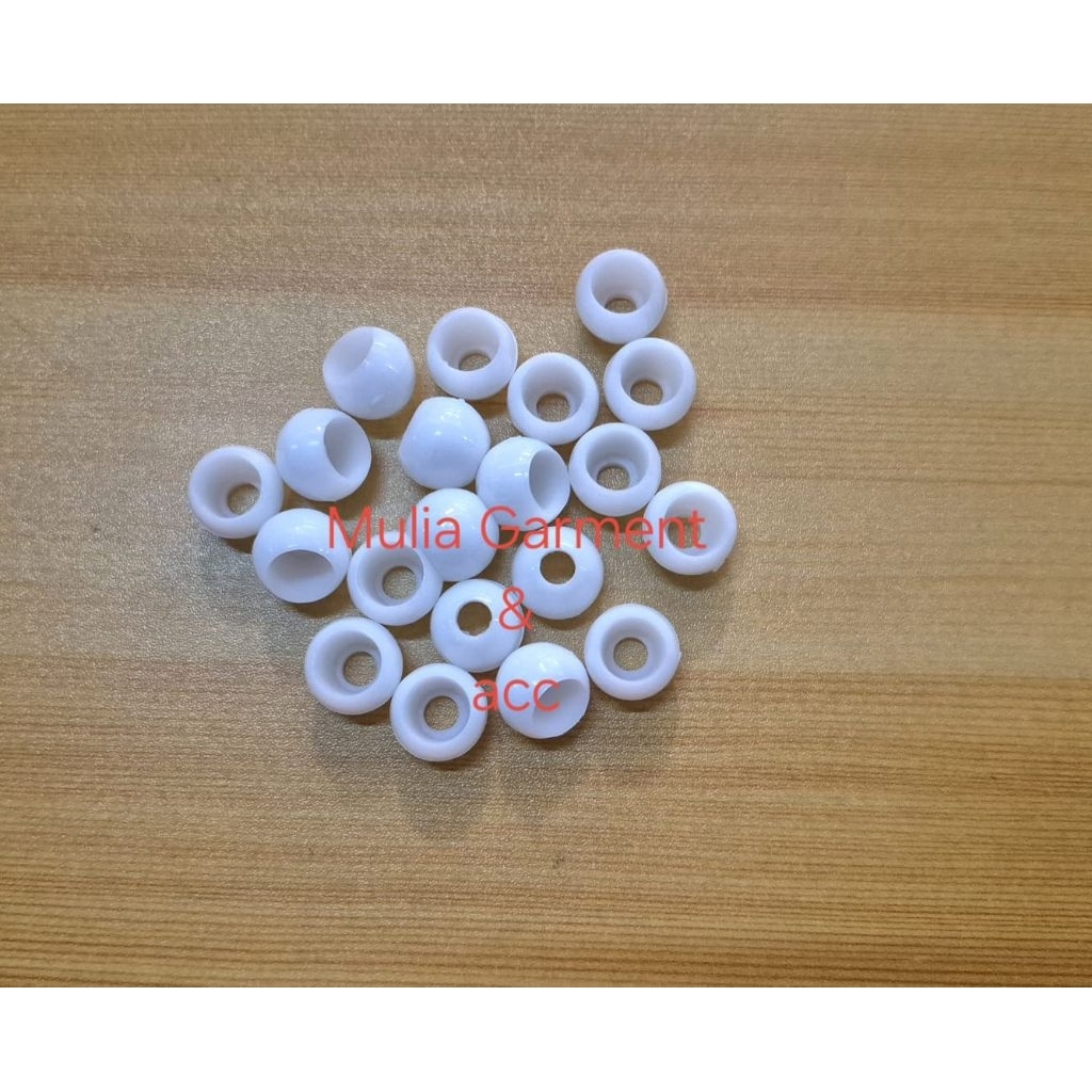 STOPPER LOBI TALI BULAT BAHAN PLASTIK ISI 10 BUAH