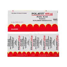 Folavit 400 mcg Asam folat