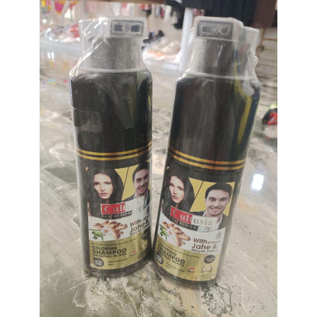 cultusia coloring shampoo original black