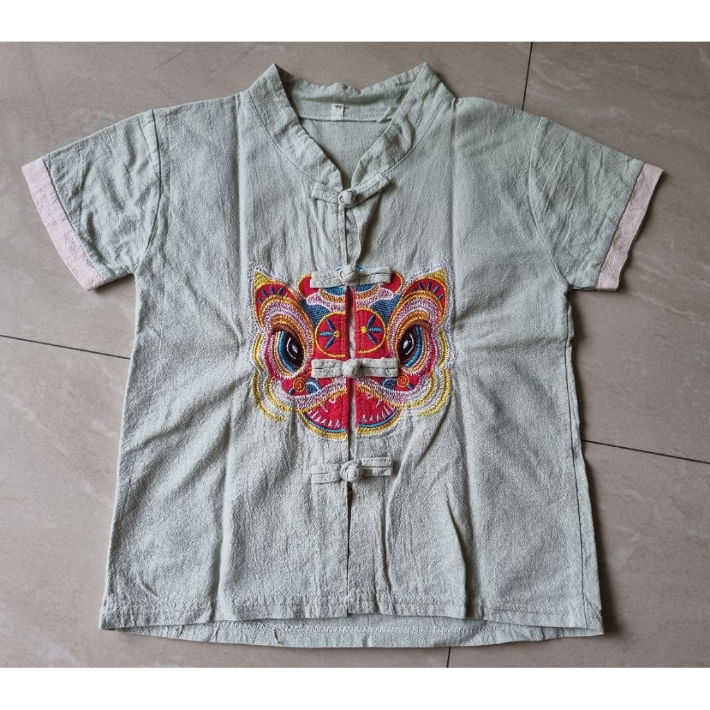 ya kemeja cheongsam ceongsam - barongsai 4 tahun - 5 tahun - baju anak