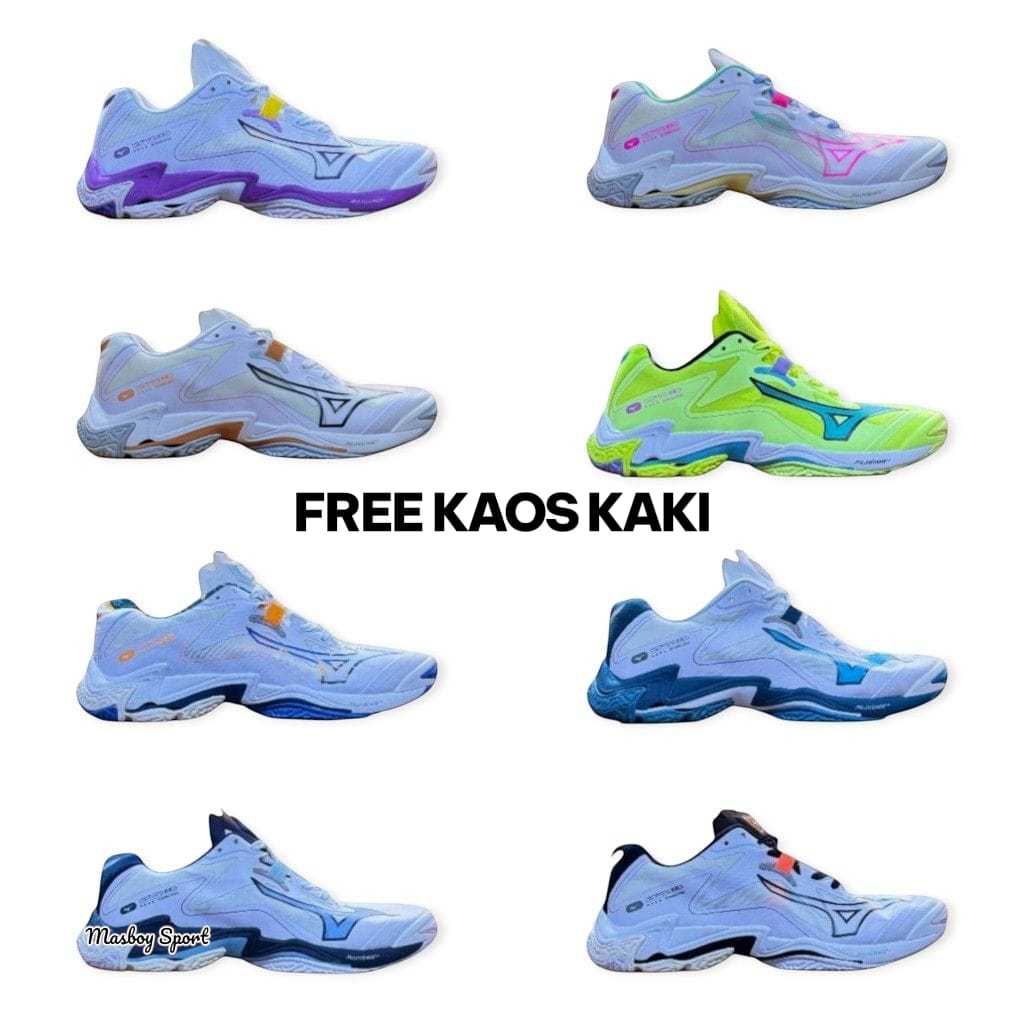 Sepatu Olahraga Voli Mizuno Wave Lightning Z8 Low Cewek / Sepatu Olahraga Voli Mizuno Wave Momentum 