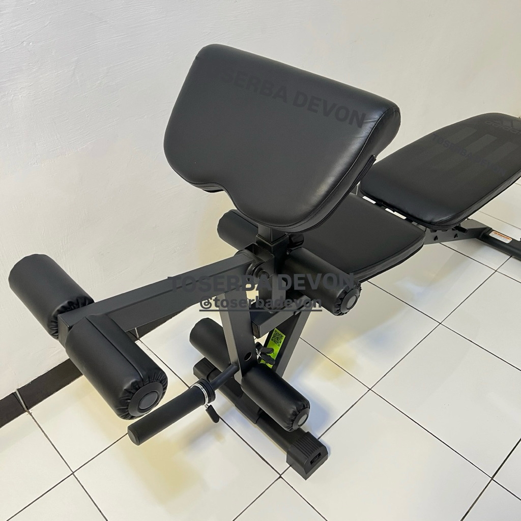 Adidas Training Bench ADBE-10228 2023 Alat Olahraga Fitness Multifungsi Kursi Latihan Sit-up Exercis