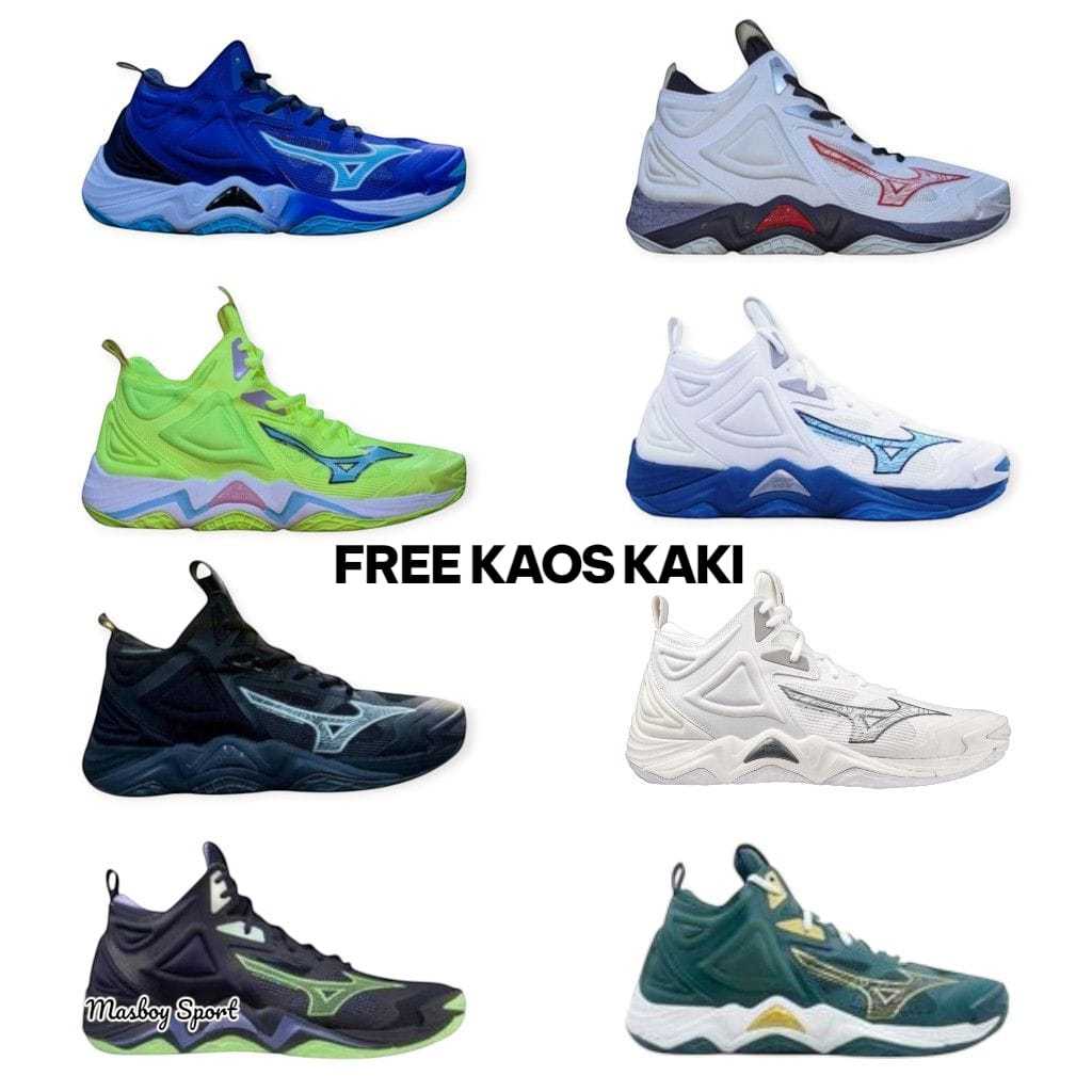 Sepatu Volly Mizuno Wave Momentum 3 Mid Super Premium / Sepatu Voli Mizuno Wave Momentum 2 Mid / Sep