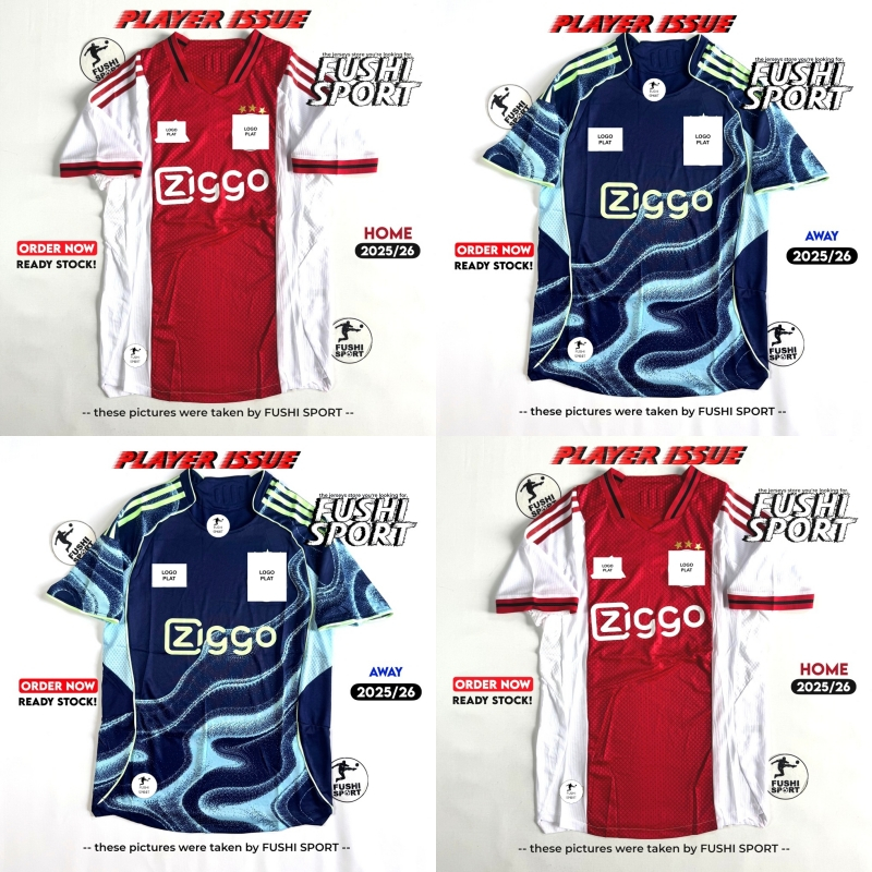 Player Issue | Jersey Baju Bola 2025 2026 Ajax Home Away 3rd Heat Rdy NEW