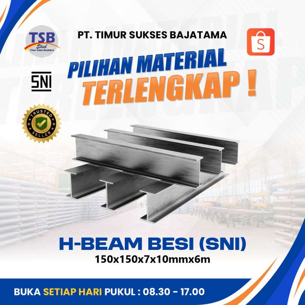 H-BEAM BESI (SNI) - TSB STEEL