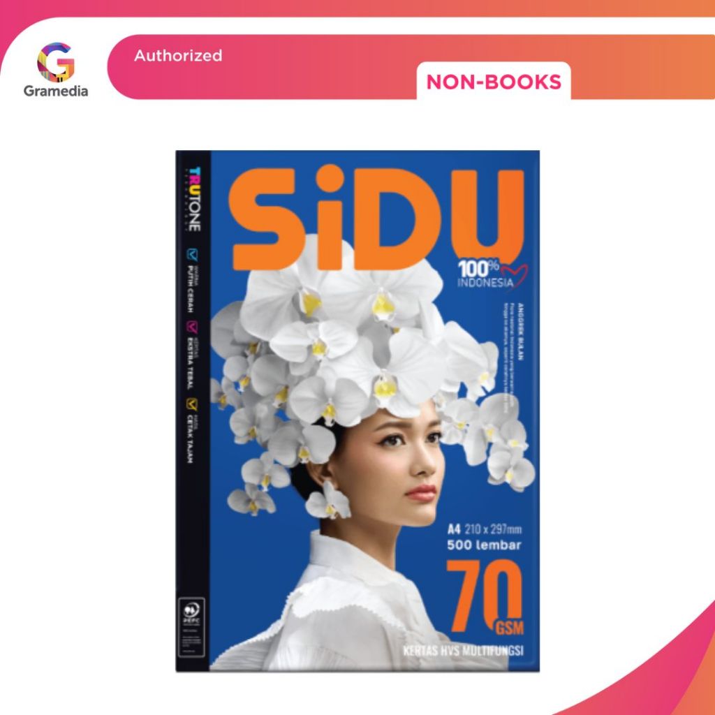 GRAMEDIA BALI-Kertas Sidu 70gram A4