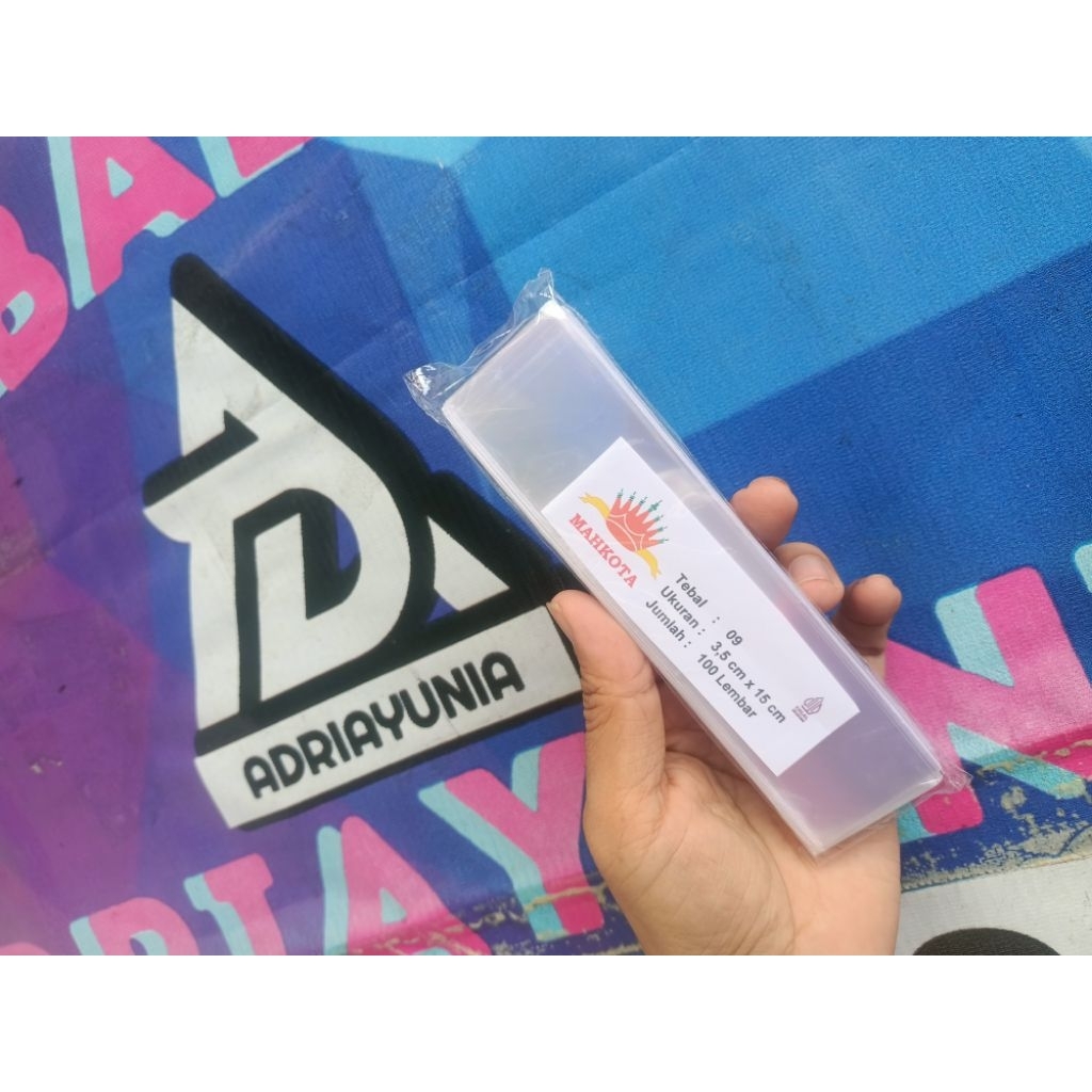 Plastik Opp Kaca 3.5 x 15 - Plastik Opp 3,5x25 Tanpa Seal - Plastik Opp 3.5x15 Souvenir - Plastik Op