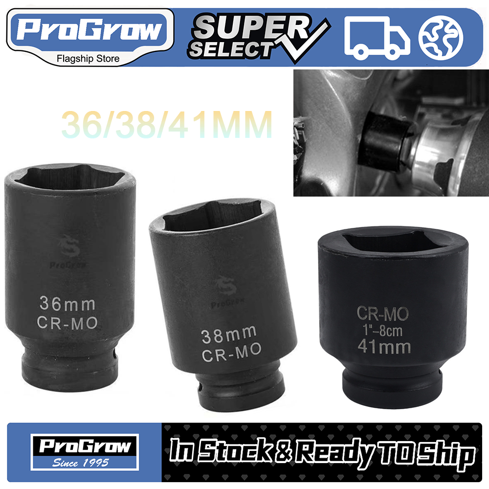 Mata Shock Impact 1/2 Inch 6pt | Kunci Sock 36 38 41mm untuk Gagang Shock Driver