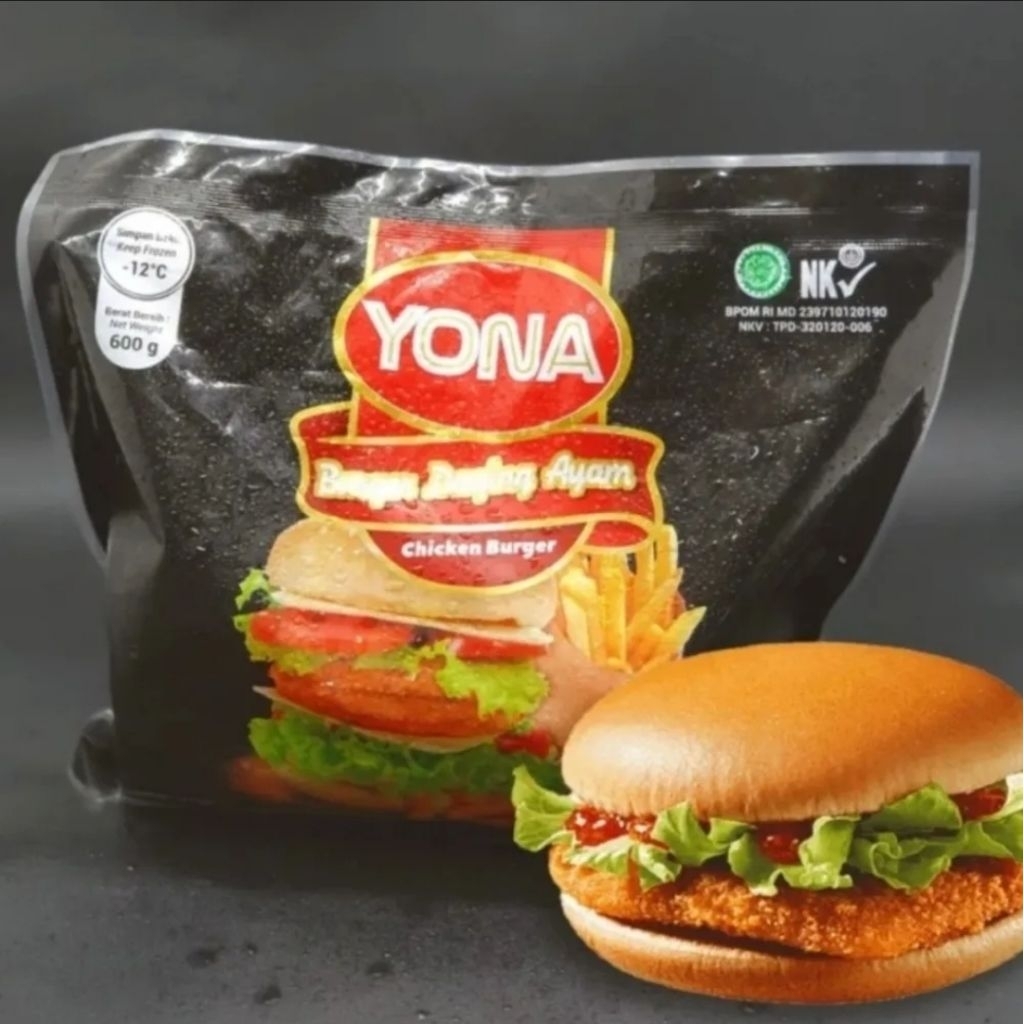 

Yona Burger Daging Ayam 600gr
