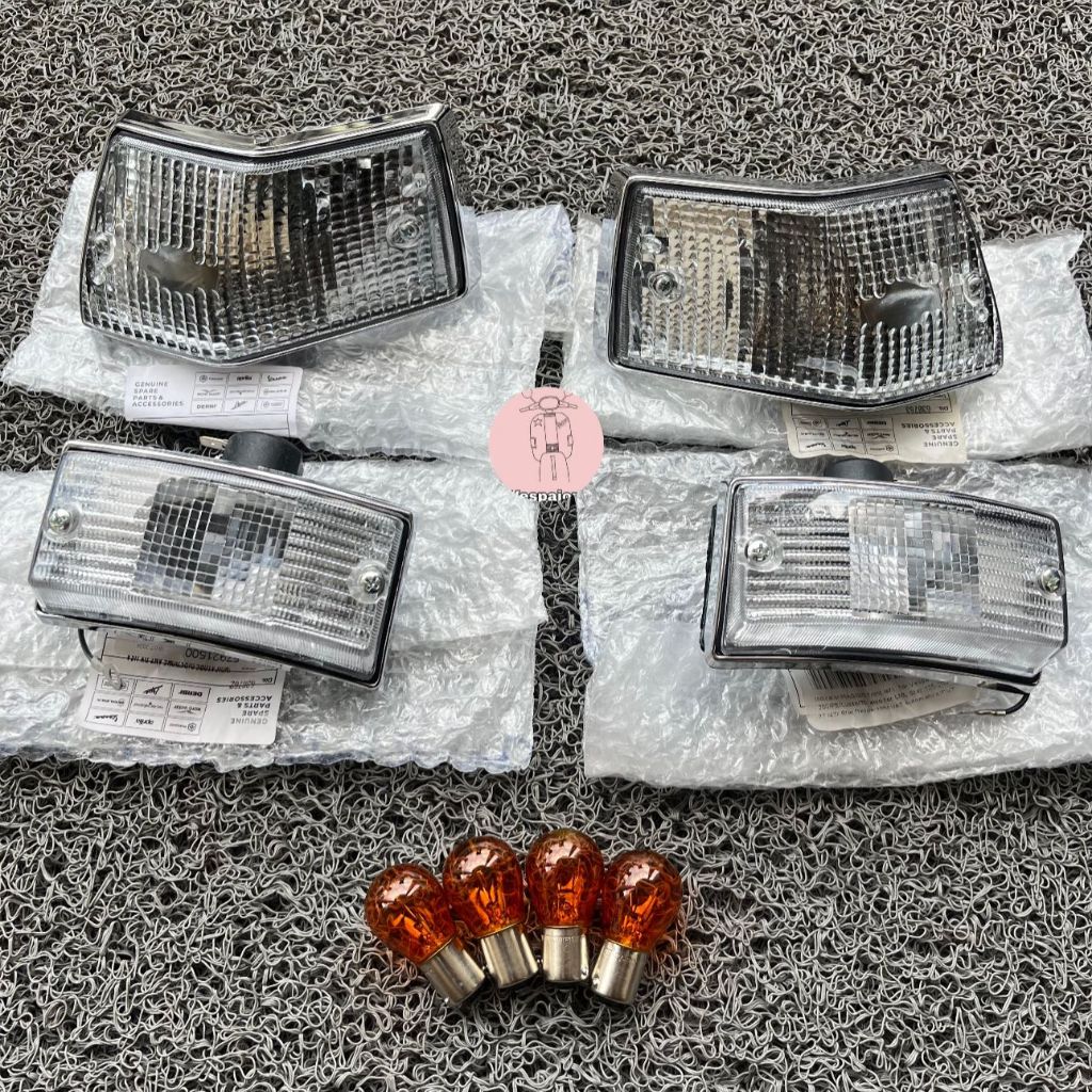 Lampu Sen Set Triom by Piaggio Mika bening utk PX Exclusive NPX