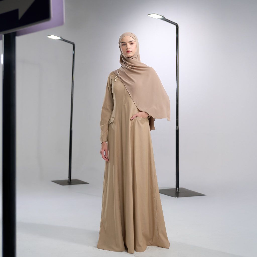 ZB - Noura Dress - Dress Casual Kerja Muslimah