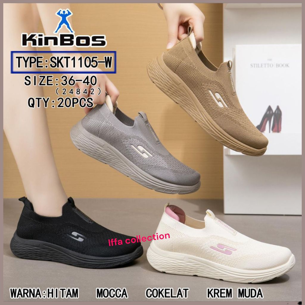 sepatu rajut import kinbos original terbaru