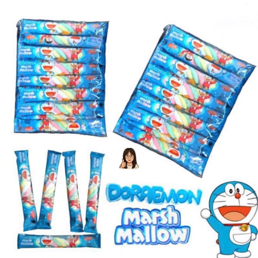MARSHMALLOW DORAEMON/MARSH KEPANG DORAEMON ISI 20