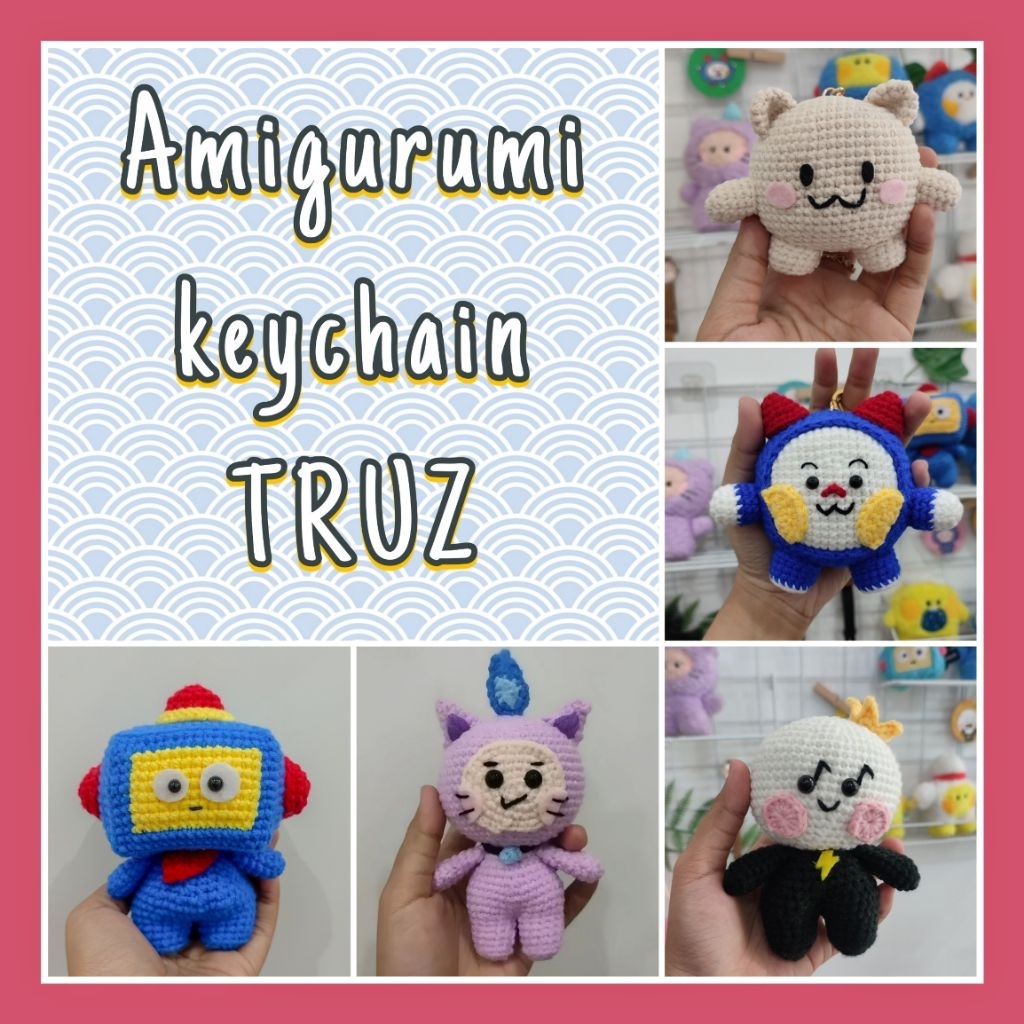 amigurumi truz/ keychain truz / truz rajut