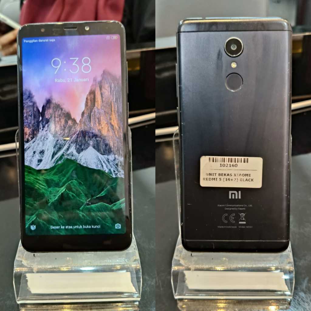 Handphone Hp Xiaomi Redmi 5 - 2/16 GB Second