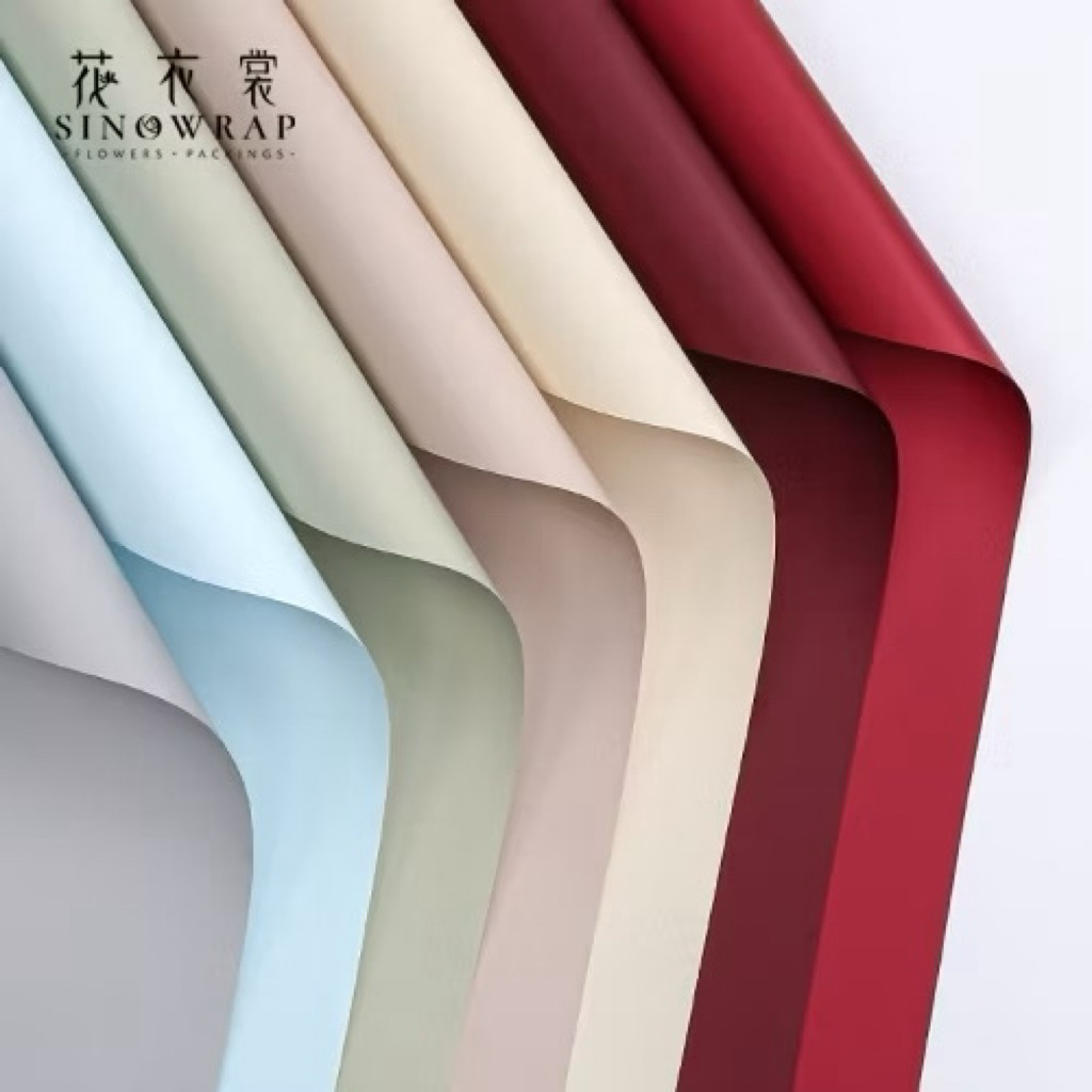 

SCD - Cellophane SOLID COLOR DOFF Florist Kertas Kado - Flower Wrapping Paper / Kertas Buket