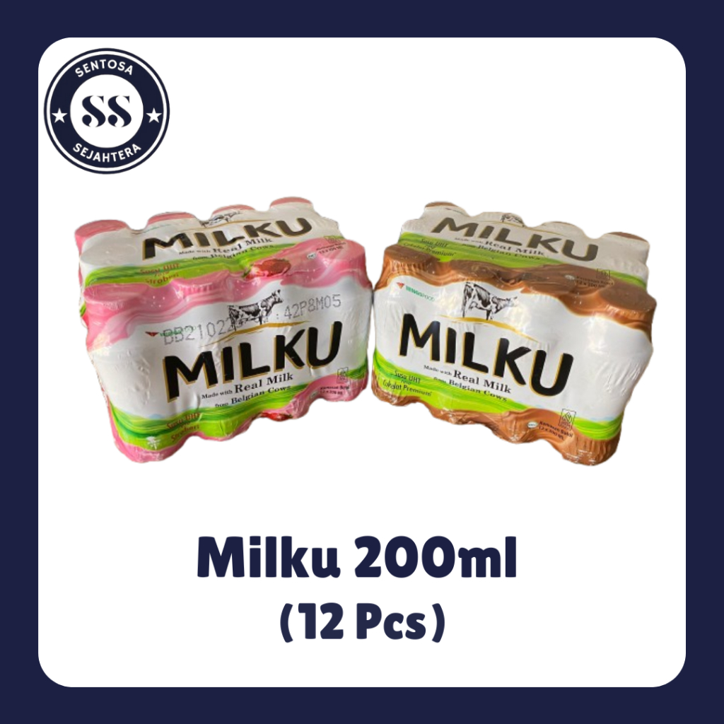 

Milku Susu 200ml 1 Pak isi 12 Botol