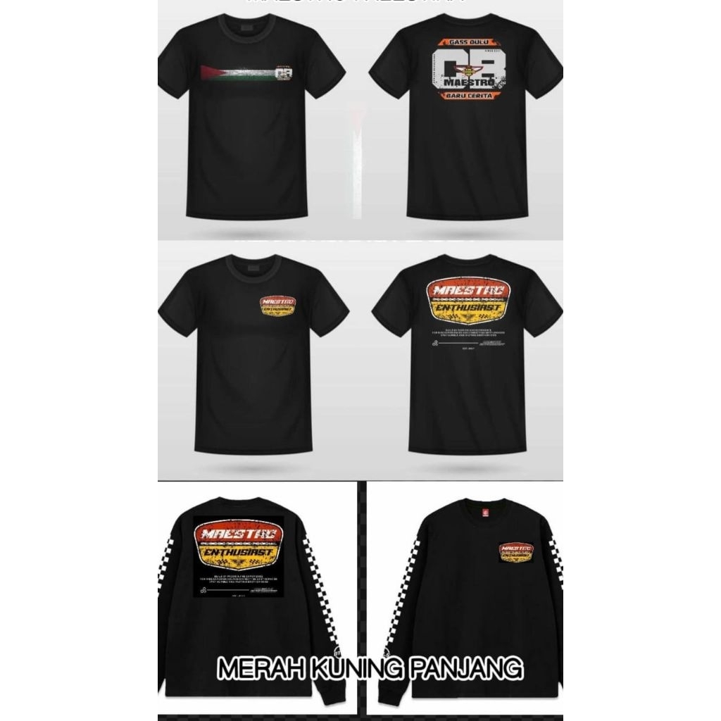 KAOS TSHIRT ORIGINAL MERC CB MAESTRO BARON NGANJUK TERBARU