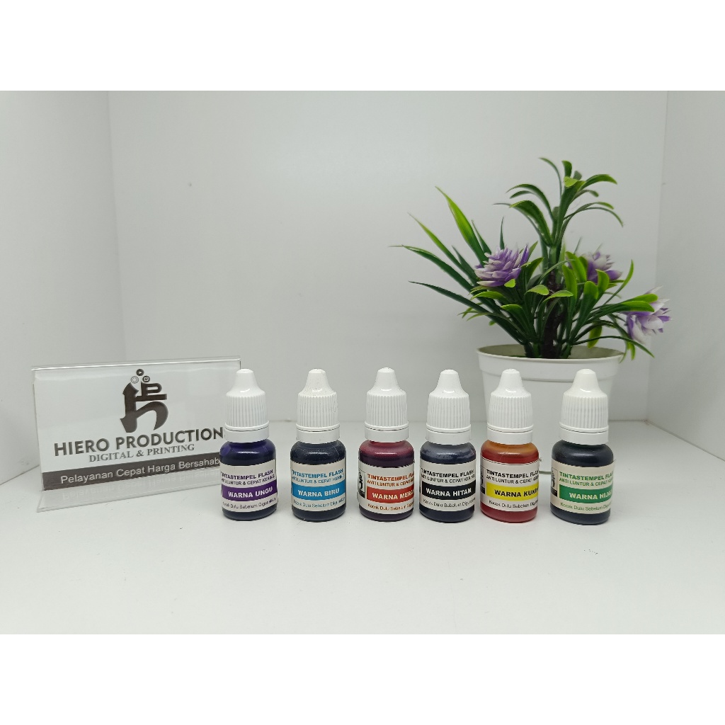 

Tinta Stempel Flash waterprooft 10ML / Tinta Refill Stempel / Tinta Stamp kertas Premium High Quality