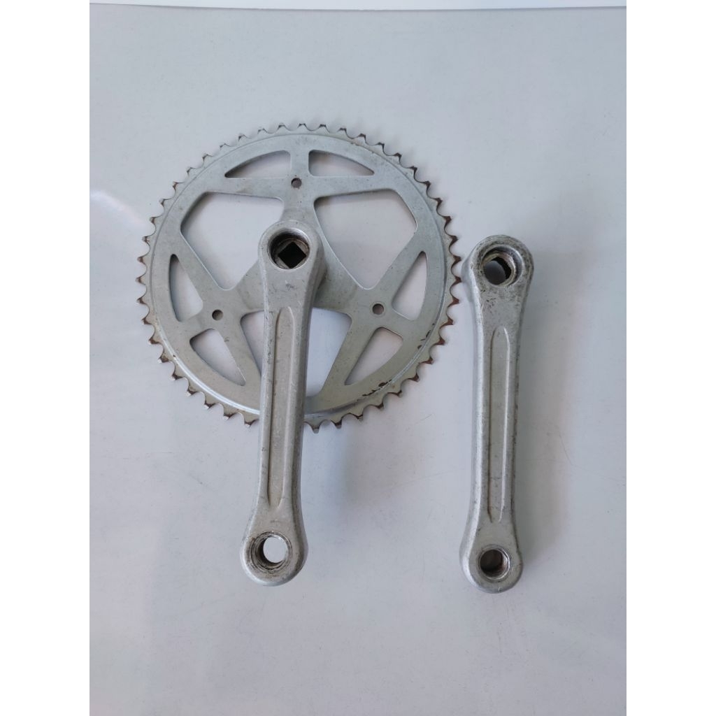 Crankset crank arm gir chainring 46T SR japan suntour oldschool bmx osbmx mtb minion minitrack lowri
