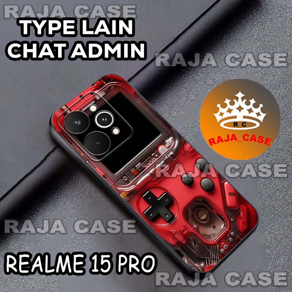 [RC18] Case REALME 15 PRO - REALME 15 PRO [Motif GAMEBOY] - bahan karet - all type hp