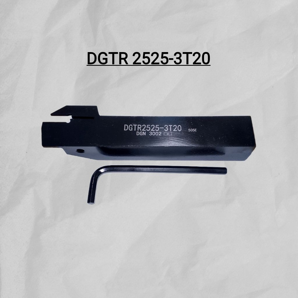 DGTR 2525-3T20 holder potong 3mm untuk insert DGR DGN 300 Pahat bubut cutting 25mm DGTR 2525 3